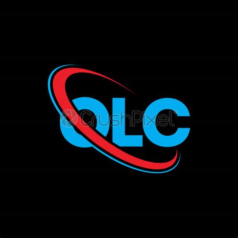 olc logo olc letter olc letter logo design initials olc stock