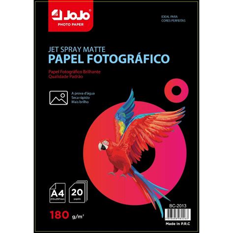 Papel Fotogr Fico Matte G A Fosco Folhas Premium Sem Brilho