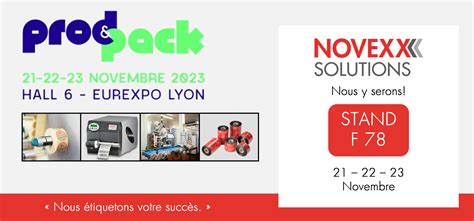 Salon Prod&Pack Lyon - NOVEXX Solutions