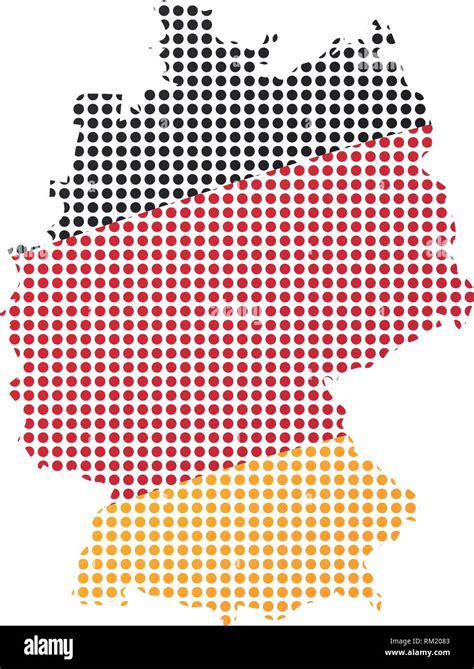 Map of Germany with flag Stock Vector Image & Art - Alamy