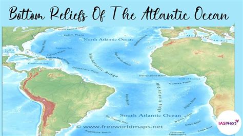 Bottom Reliefs Of The Atlantic Ocean