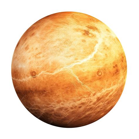 El planeta venus está completamente aislado en un fondo blanco sistema