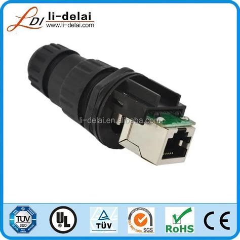 Ip68 Waterproof Rj45 Connector With Rj11/rj45 Bulkhead Jack/plug Socket ...