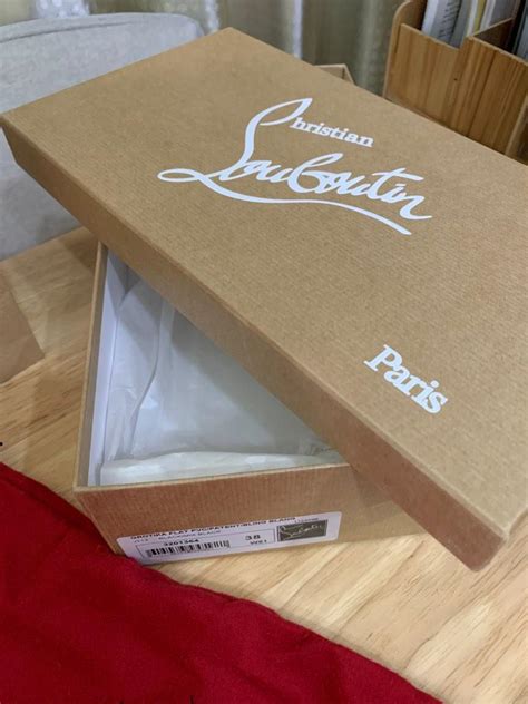 Original Christian Louboutin Box Set Luxury Sneakers And Footwear On
