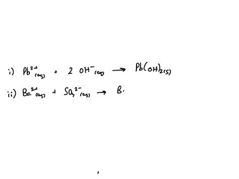 SOLVED: Consider the reaction when aqueous solutions of barium sulfide ...