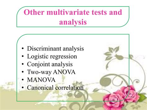 Quantitative Data Analysis Hypothesis Testing Ppt