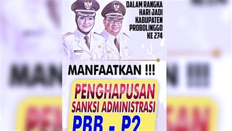 Peringati Hari Jadi Pemkab Probolinggo Hapus Sanksi Administrasi PBB