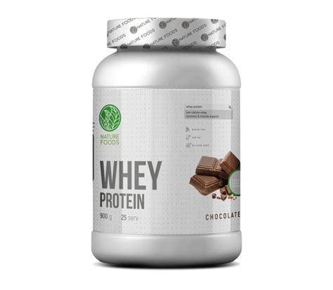 Протеин сывороточный Protein Whey 900g (БАНКА) (Nature Foods) шоколад ...