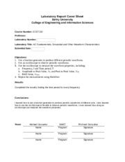 ECET210 Week 1 ILab Cover Sheet Michael Gonzalez Laboratory Report