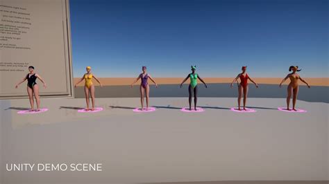 Swimwear Girl Stylized Casual Beach Bikini Woman Realistic Character