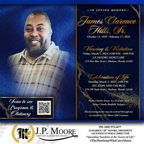 “Yea, though I... - J.P. Moore Mortuary & Cremation Services