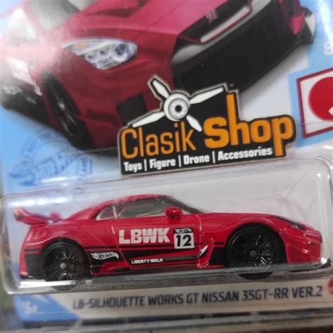 Promo Hot Wheels Liberty Walk Lbwk Silhouette Works Gt Nissan Gt Rr Putih Diskon Di