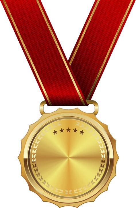 Gold medal PNG