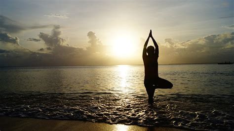 Beach Yoga Sunset - Free photo on Pixabay - Pixabay