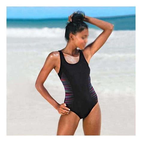 Femmes maillot de bain de plage bikini maillot de bain sexy T2614 Noir Cdiscount Prêt à Porter