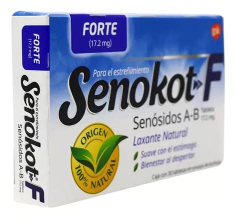 Senokot F Sen Sidos A B Laxante Natural Tabletas Mg En Venta En