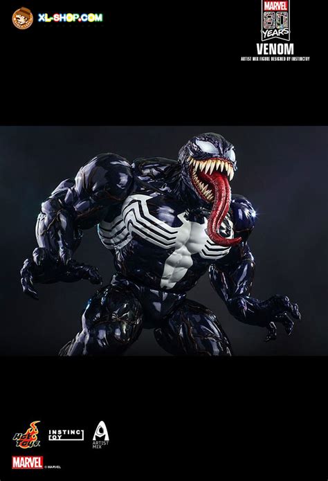 Hot Toys AMC031 Marvel Comics 80th Anniversary Venom Artist Mix Figure Designed By INSTINCTOY