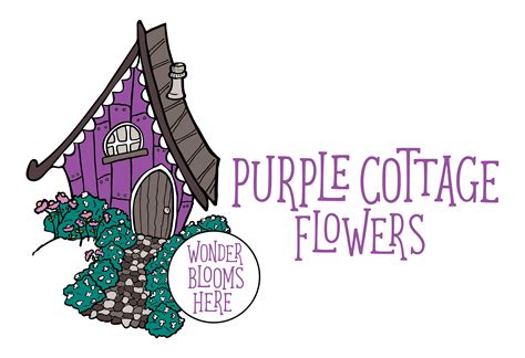 Purple Cottage Flowers