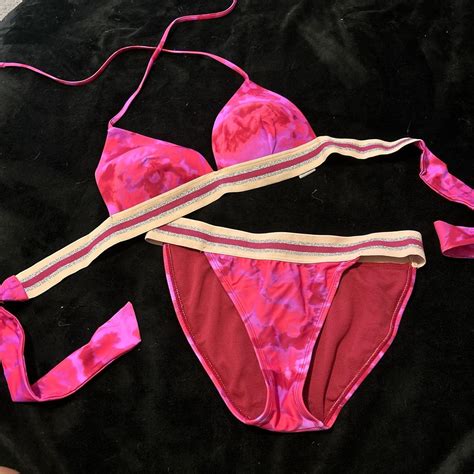 Bikini Set Only Wore Once Or Twice Depop