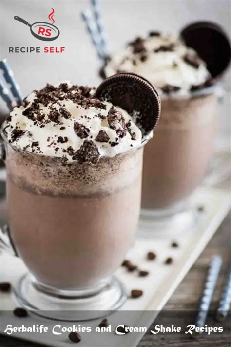 Herbalife Cookies And Cream Shake Recipes Recipe Self