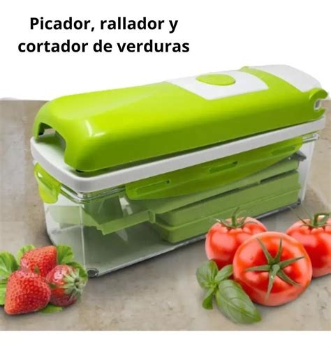 Cortador Rallador Y Rebanador De Alimentos Genérico Frutas Y Verduras