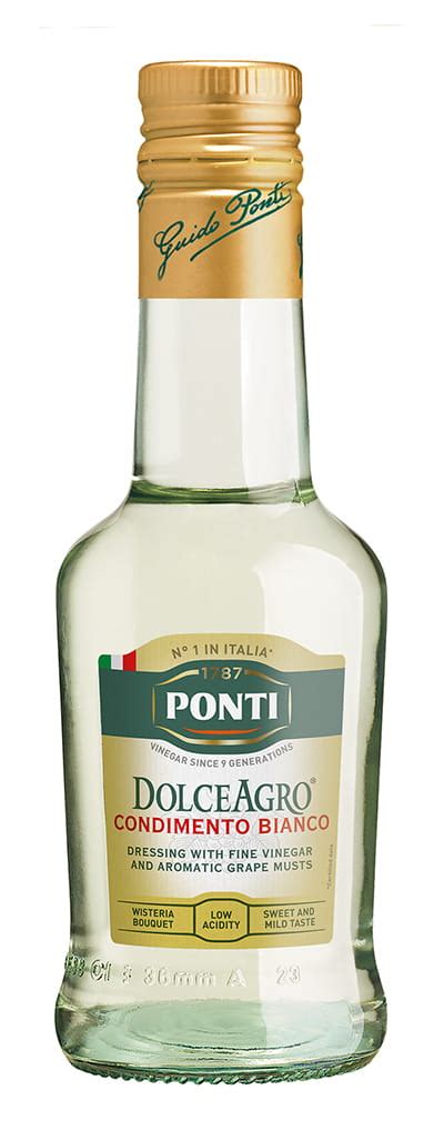 PONTI SOS BALSAMICZNY BIAŁY 250ML Delikatesy Włoskie Peretti