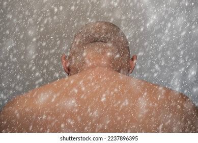 Shaved Naked Man Seen Behind Enters Stock Photo 2237896395 Shutterstock