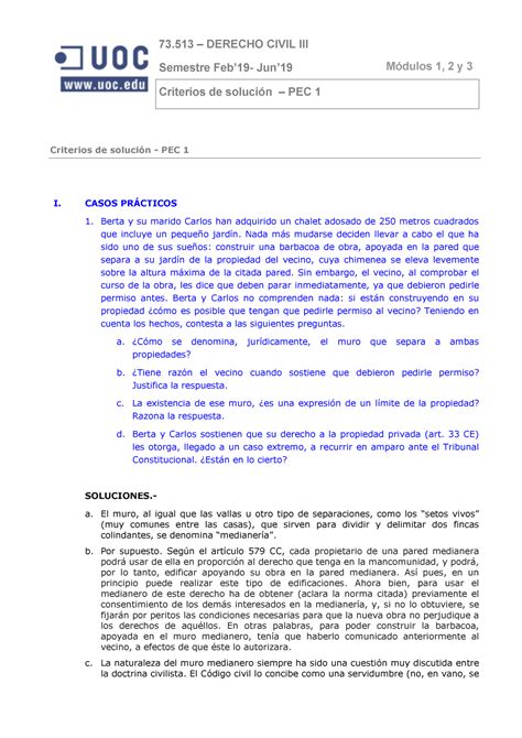 Solpec 1 2019 73 DERECHO CIVIL III Módulos 1 2 y 3 Semestre Feb19