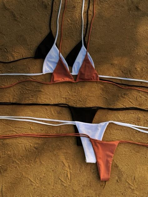 Jual LUNA SET TRIANGLE ADJUSTABLE BIKINI SET Shopee Indonesia