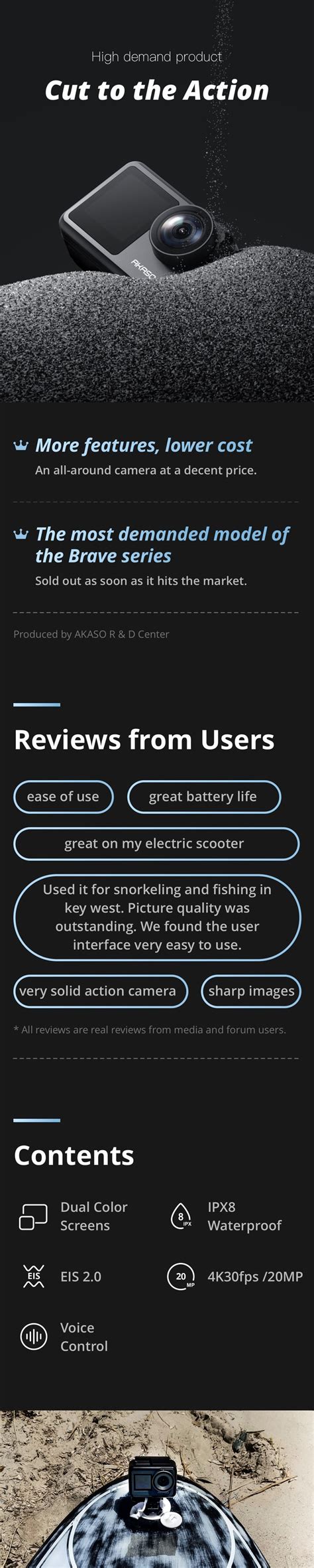 Akaso Brave 7 | Brave 7 Action Camera | Shop-AKASO