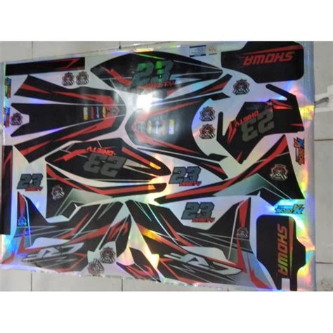 Stiker Decal Striping Custom Hologram Crf 150l Crf 150 L Motocross