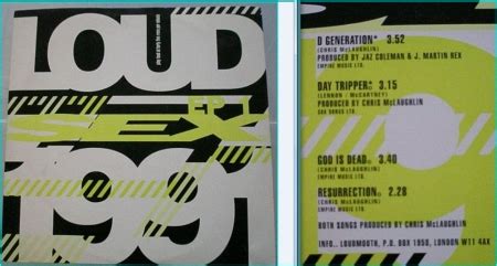 Loud Sex E P Check The Exclusive Video Of The For Sale Ex New Model Army Songs