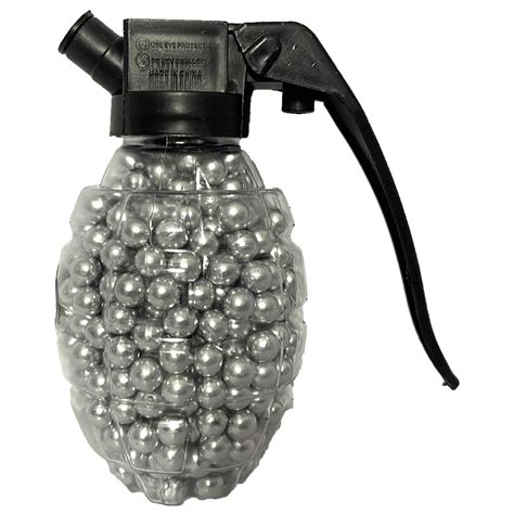 Пульки для Игрушечного Оружия 6мм. Граната, 500 шт. серебро - купить с ...