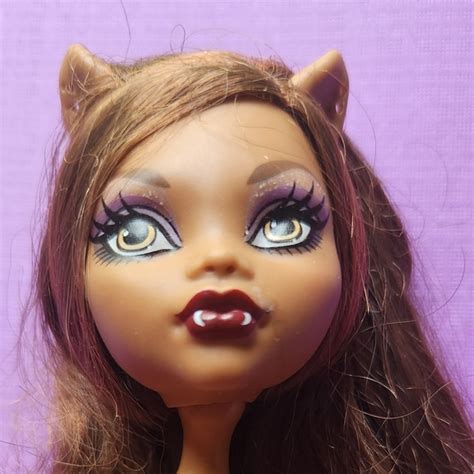 Monster High Toys Monster High Female Doll Nude Mint Clawdeen C3 Ready For Play Displa