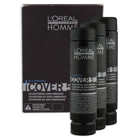 Loreal Homme Cover 5 Haarfarbe - Dunkelbraun 3