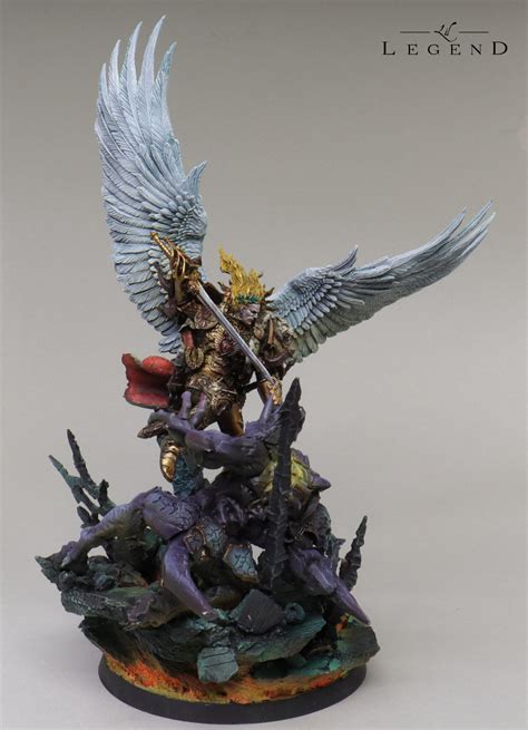 Horus Heresy Sanguinius Lord Of Angels Commission Piece Lil Legend