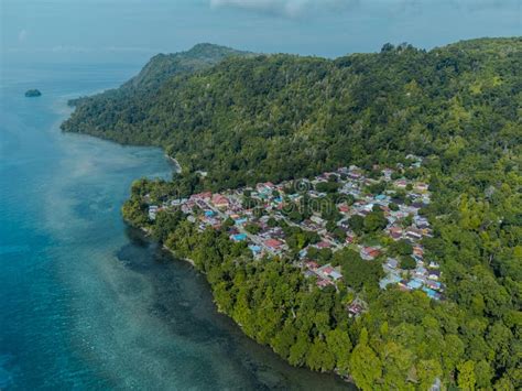 View Of Booi Village In Saparua Island Stock Photo Image Of Landscape