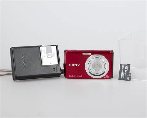 Sony Cyber-Shot DSC-W180 10-MP digicam w/ 2 GB memory card + charger