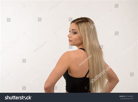 Beautiful Sports Blonde Sexy Girl On Stock Photo Shutterstock