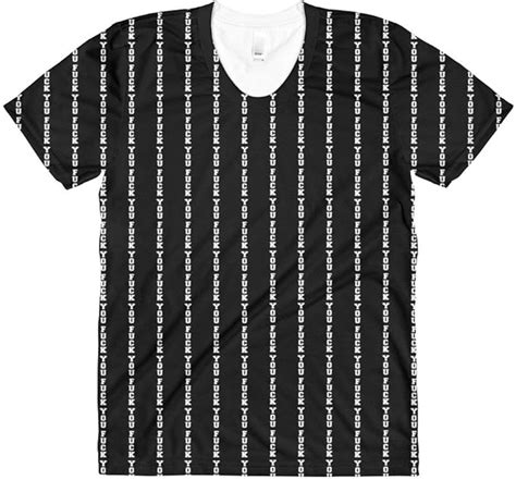 Fuck You Pin Stripe Suit Women S T Shirt Amazon Ca Clothing Accessories