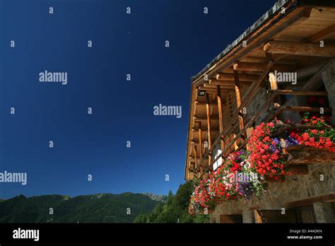 Maso typical house Trentino Alto Adige Italy Stock Photo - Alamy