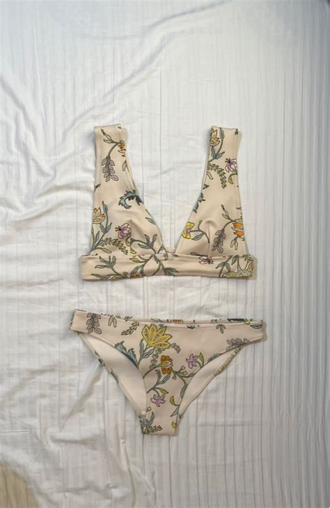 H M Neoprene 2pc Bikini Set On Carousell