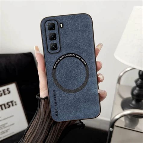 Jual Soft Case Infinix Hot G Leather Magnetic Support Magsafe Wireless Charging Shopee
