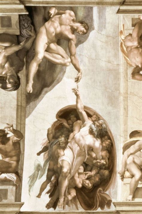 Sistine Chapel Ceiling, Creation Of Adam Mural Wallpaper