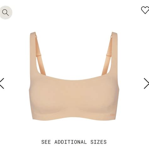 SKIMS Intimates Sleepwear Skims Naked Scoop Bralette Poshmark