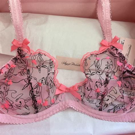 Agent Provocateur Bunnie Plunge Underwired Bra Depop