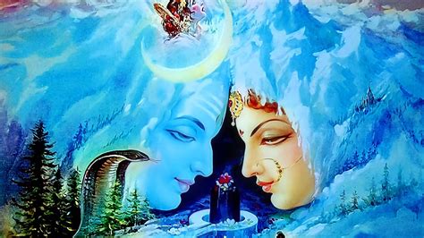 shiv parvati wallpapers  hd backgrounds  wallpaperbat