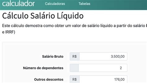 Como calcular salário líquido em 2020 Cinco sites que fazem cálculo grátis