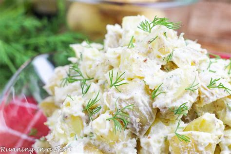 Healthy Potato Salad With Greek Yogurt Recipe Running In A Skirt