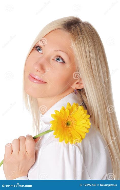 Jeune Blonde De Charme Photo Stock Image Du Cheveu Enfants